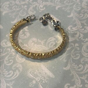 Brighton Gold Plated, Used, Bracelet with Textured Design